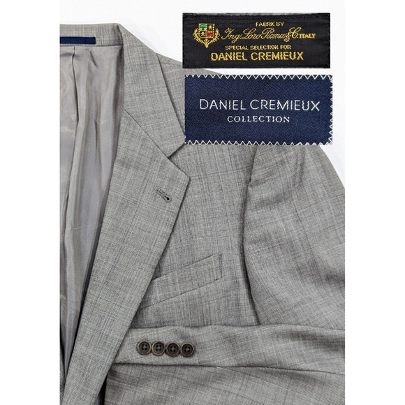 Daniel Cremieux Blazer Coat Suit Jacket Loro Piana 42R 46